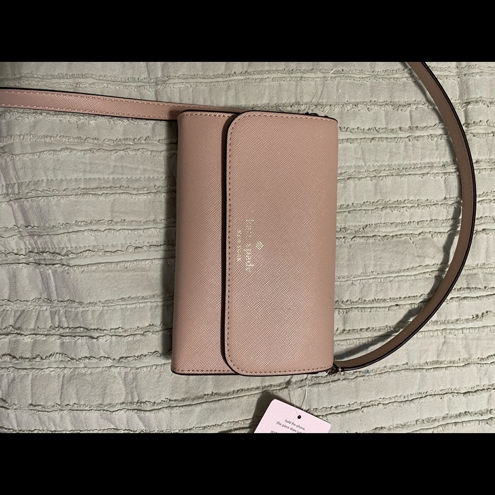 Kate Spade light pink crossbody bag
